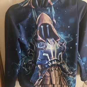 Men's Blue Graphic Hoodie
